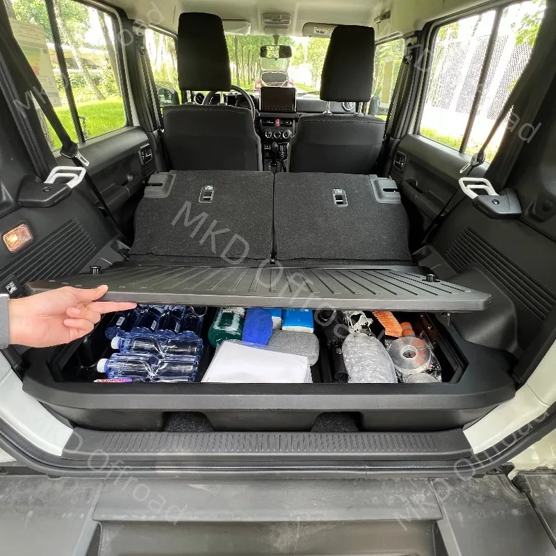 MKD Offroad 2-in-1 Trunk Storage Box & Camping Table for  Jimny 5-Door JC74 2023-2026 ABS 50KG
