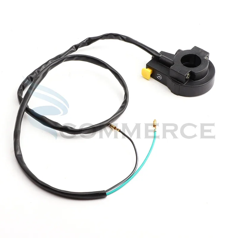 Interruptor de botão de controle do acelerador para guidão de motocicleta, 22mm, para motor de bicicleta 49cc 66cc 80cc, interruptor universal para guidão