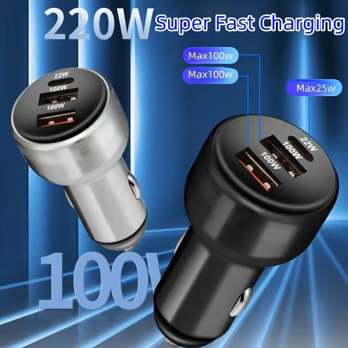 1Pc 3 In 1 Fast Cha…