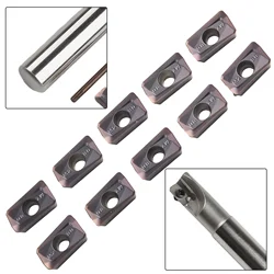 Carbide Insert 90 Degrees 1F Indexable Face End Mill L:130mm D:12mm APMT1135 Machine Tools Accessories  Wrench