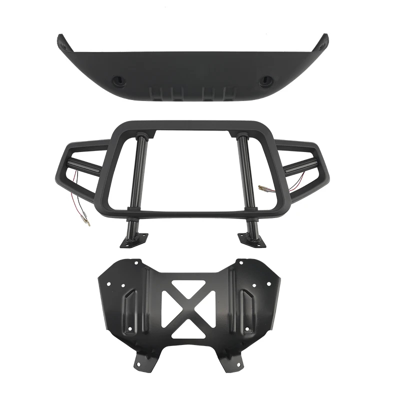 Black Plastic Front Bumper With Led Light For Can-Am Ryker