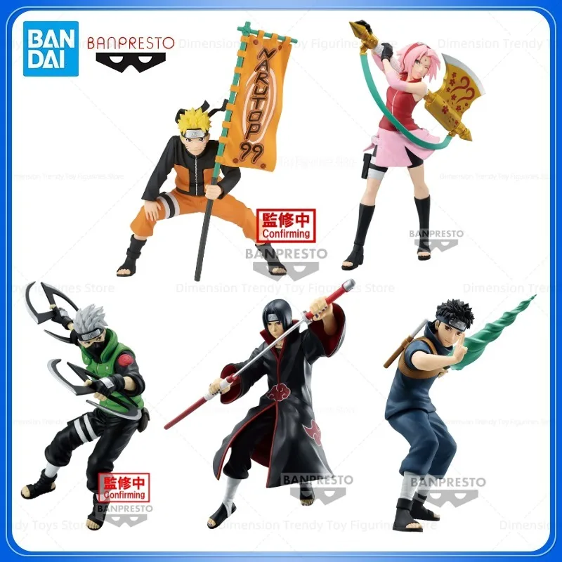 

In Stock Bandai Banpresto Naruto Anime Figurines NARUTOP99 Uzumaki PVC Action Figures Figurals Model Toys DT
