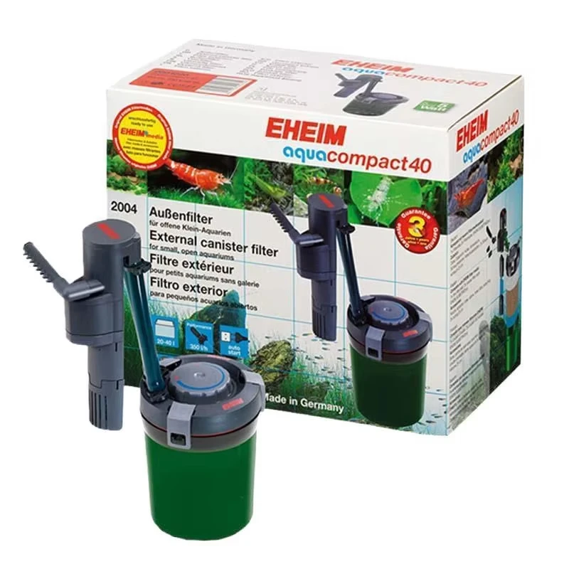 EHEIM AQUA COMPACT 40/60 Fish Tank Aquarium Small External Wall-mounted Filter Compact Barrel Automatic Start Filter