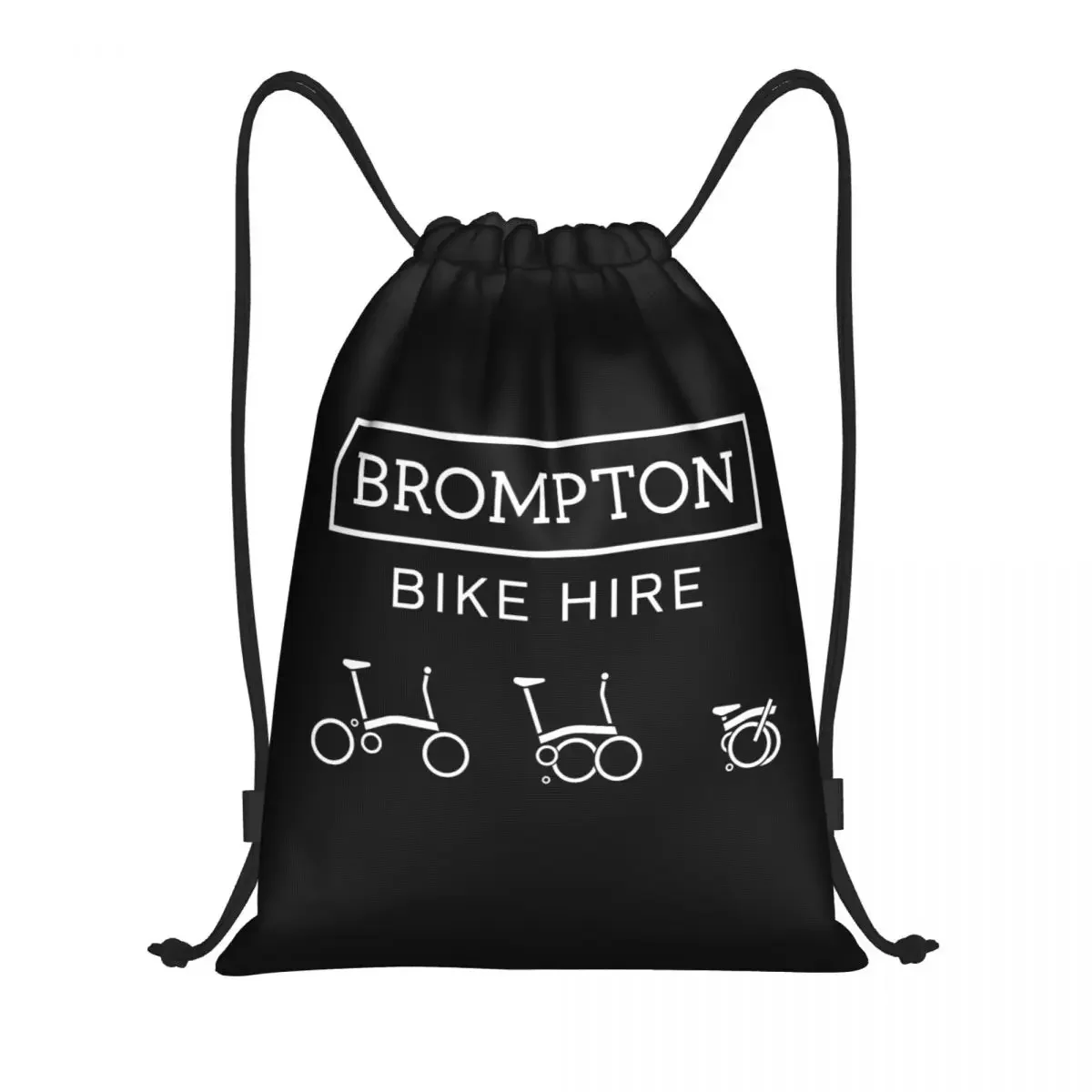 Sac à dos personnalisé Bromptons Bike Proximity Wstring pour hommes et femmes, sac de sport léger, sacs pour le shopping