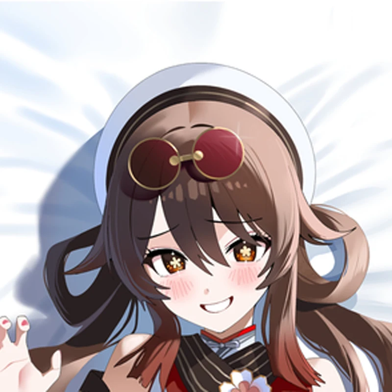 Dakimakura Anime Hu TaoDouble-sided Print 2WAY Tricot Life-size Body Pillow Cover Pillowcase Custom print