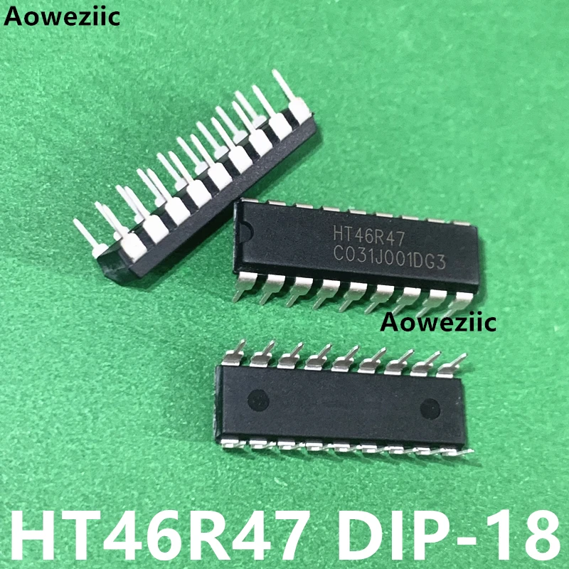 HT46R47 DIP-18 inline economy AD eight bit microcontroller 46R47 chip is brand new