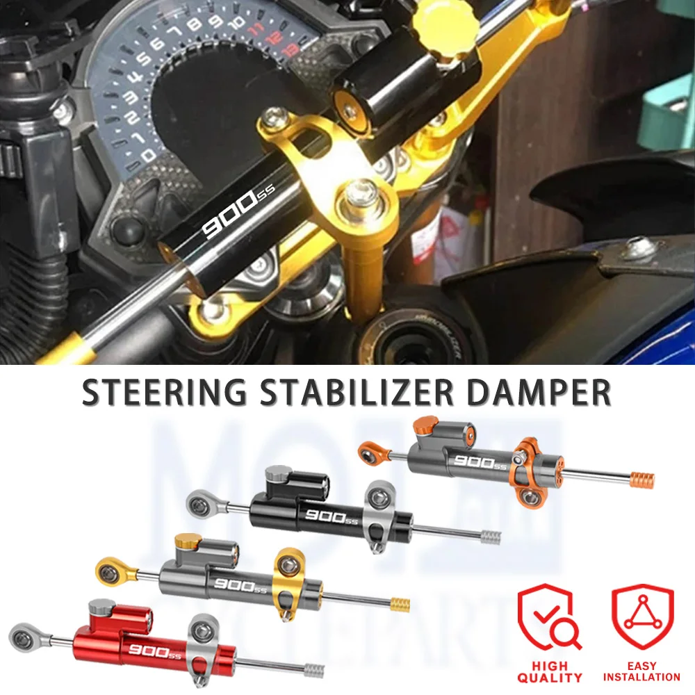 

For DUCATI 900SS 900 SS 1990-2002 1991 2001 2000 1999 1998 Motorcycle accessories Steering Stabilizer Damper Bracket Adjustable