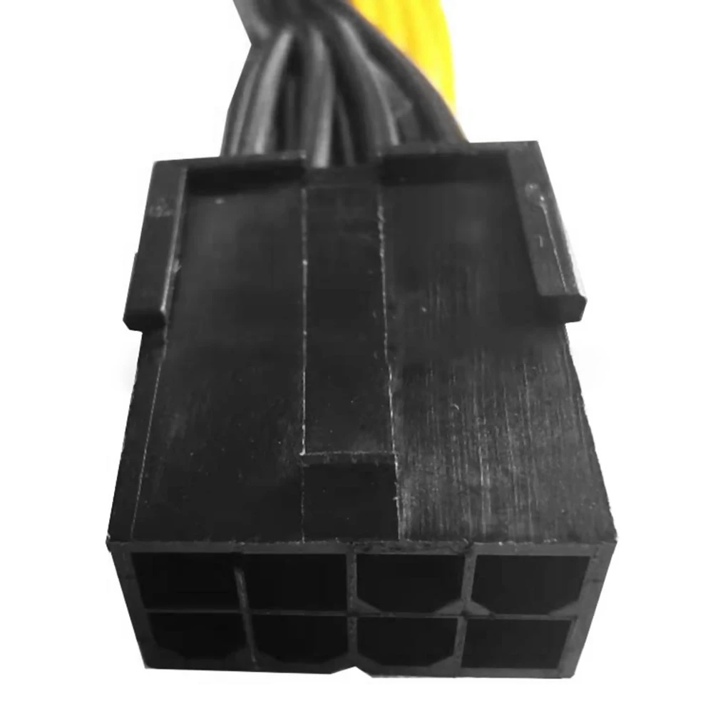 CPU 8Pin to Image Video Card Dual PCI-E PCIe 8Pin (6Pin + 2Pin) Power Distributor Cable 20cm 4Pcs