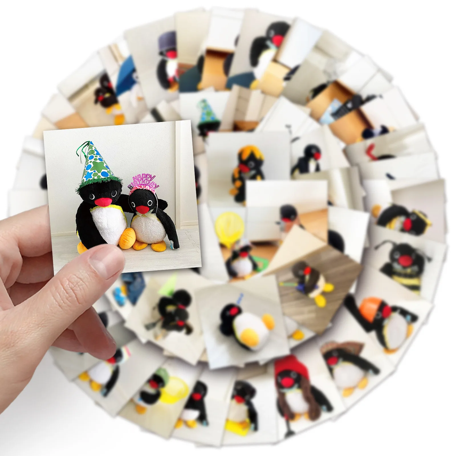 10/30/54 pçs bonito pinguim adesivos kawaii pinguim dos desenhos animados adesivo animal meme decalques bagagem portátil telefone guitarra bicicleta skate
