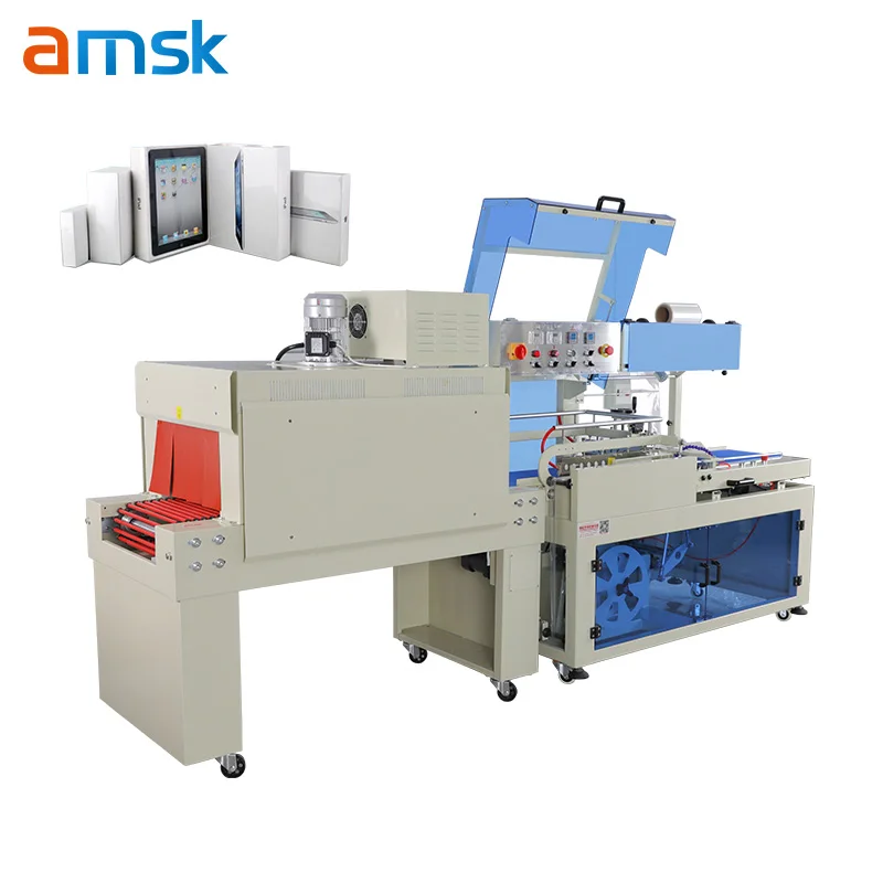High-speed Automatic L Film Sealing Cutting Machine Gift Box Bag Heat Wrapping Shrinking Sealer