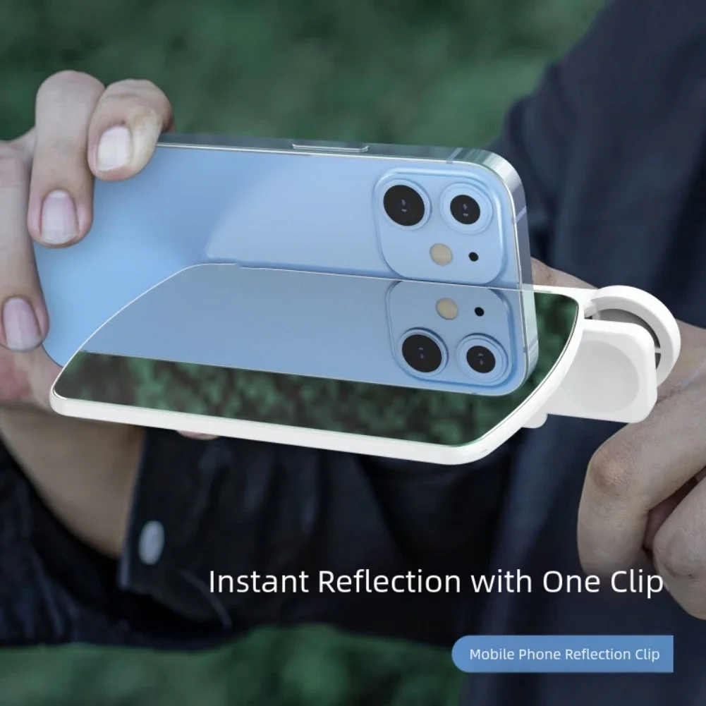 

Регулируемый комплект зажимов для зеркала смартфона с дистанционным управлением, съемка отражений, зажим для зеркального отражения камеры мобильного телефона