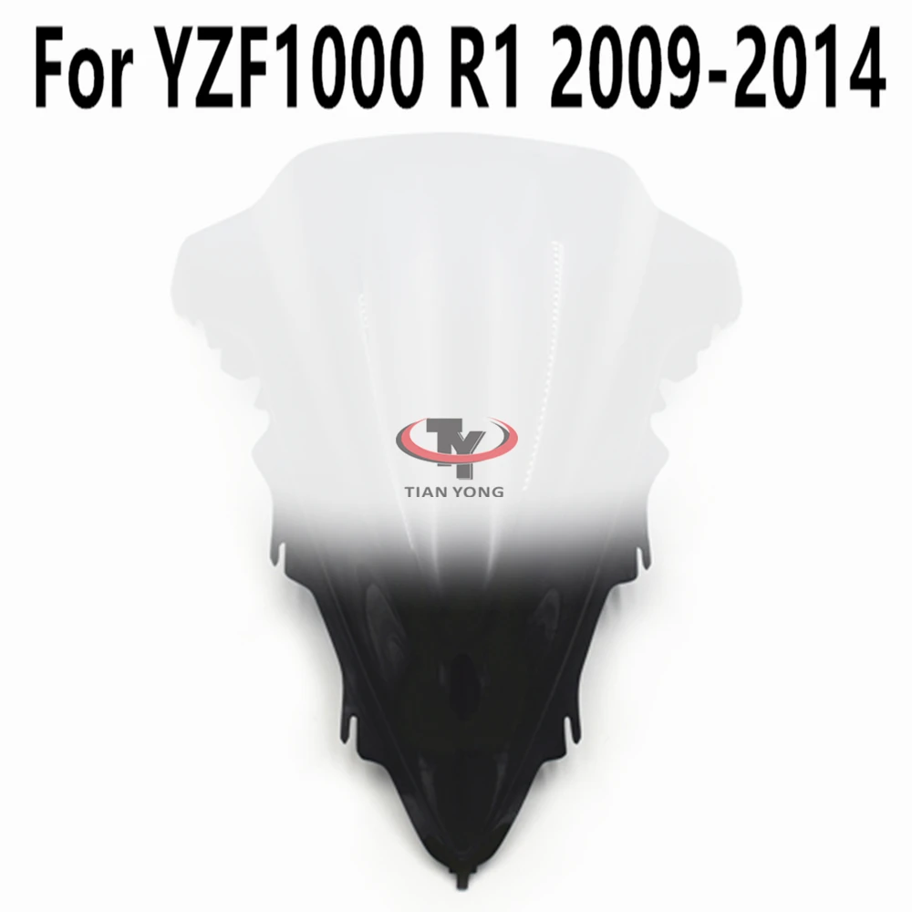 Motocicleta gradiente pára-brisas spoiler para Yamaha YZF1000 R1, defletor de vento, pára-brisas, 2009, 2010, 2011, 2012, 2023, 2014