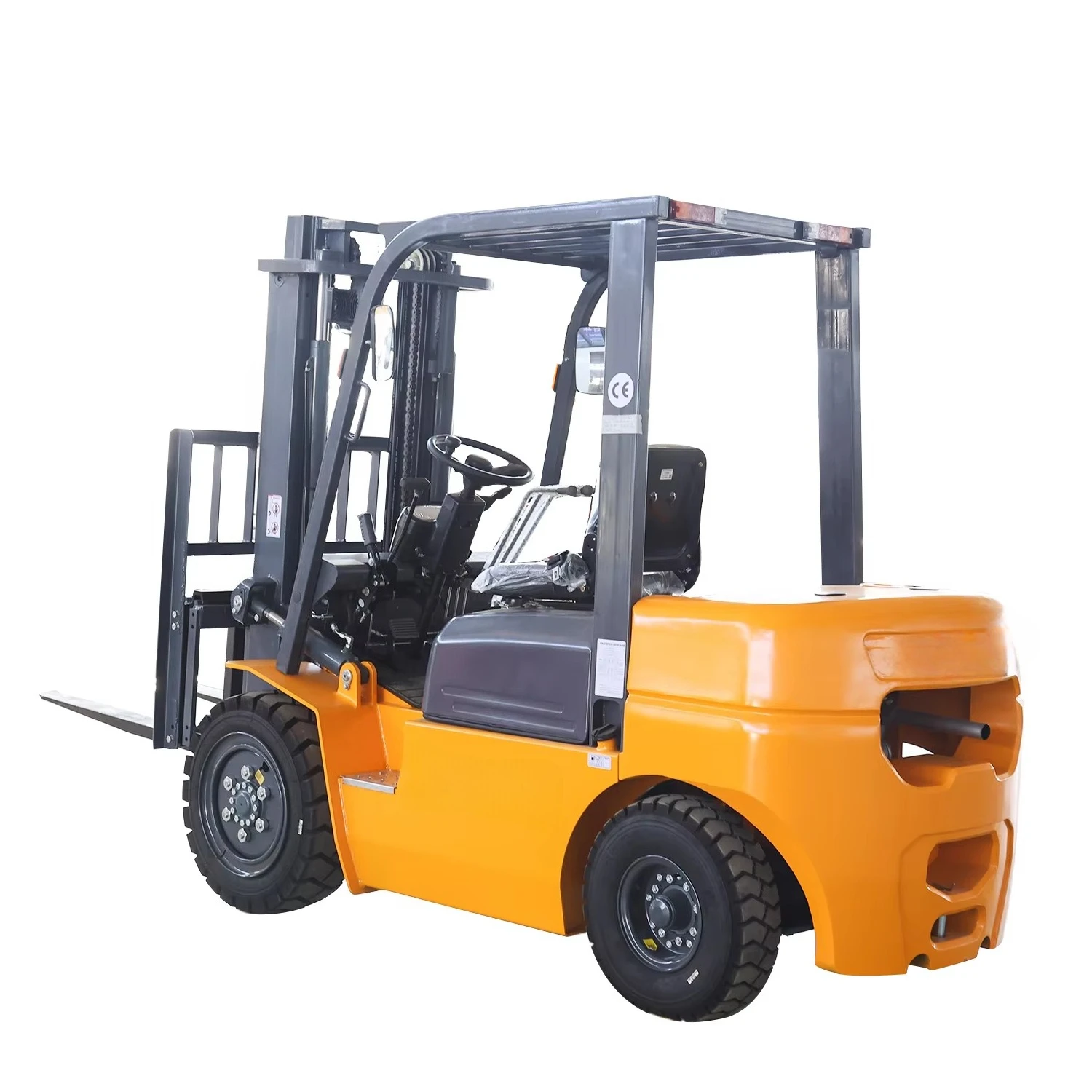 Best Cheap 3 Ton 4 Ton 5 Ton Engine Rough Terrain Forklift Rotator With Bucket Log Forks