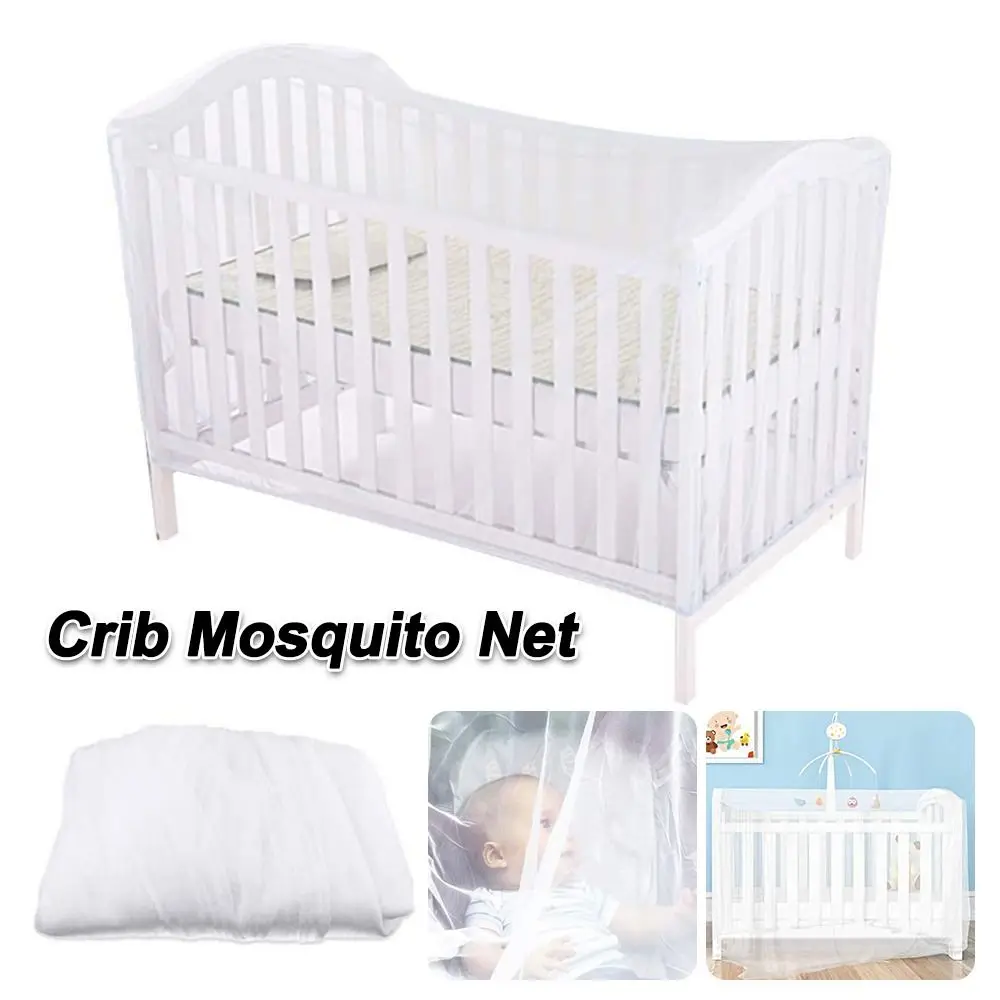 Mosquito Crib Mosquito Net Washable Foldable Baby Cot Cover Breathable Full-face Stroller Safety Tent for Holidays Travel Summer - view 3
