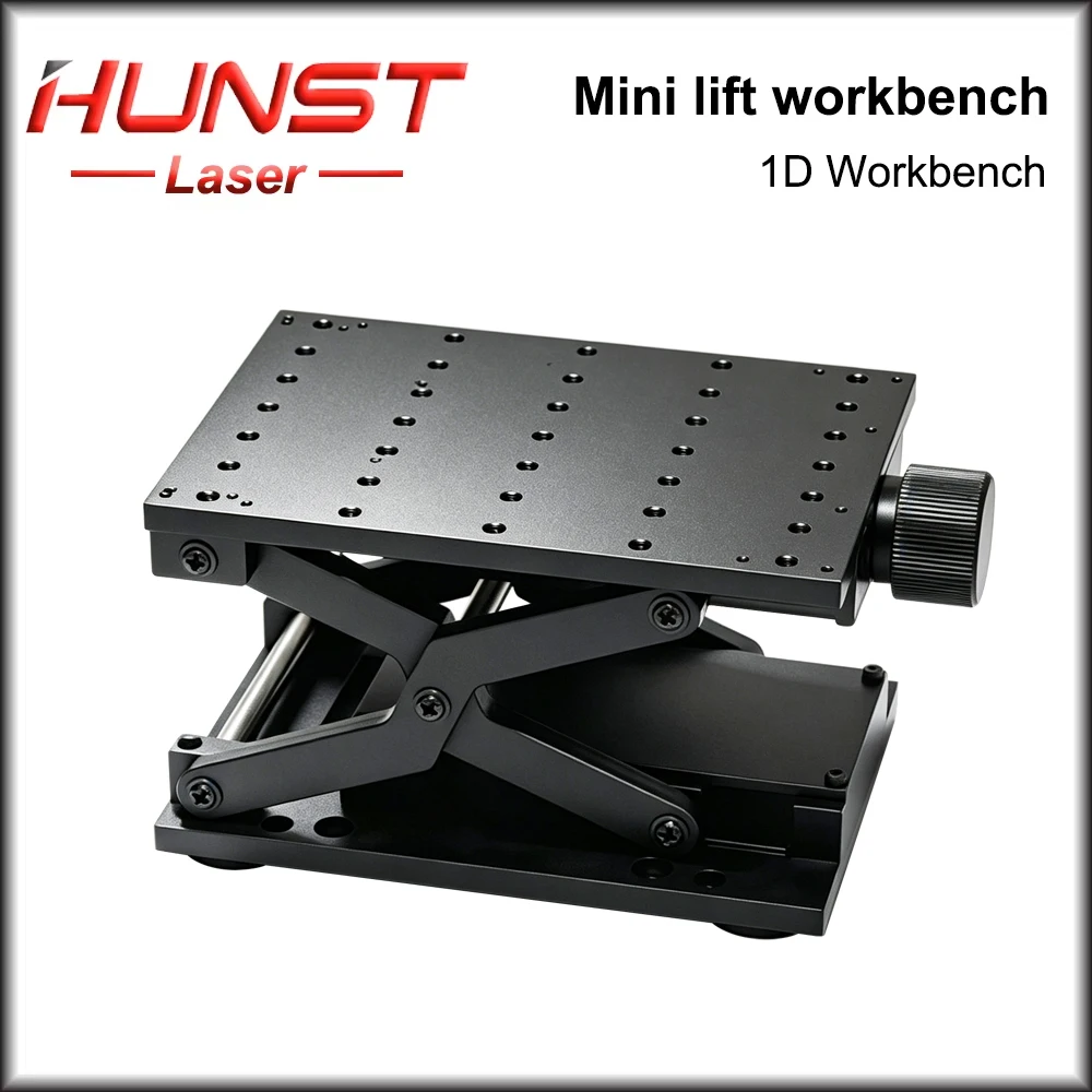 HUNST Lifting Table Laboratory Plate Jack Scissor Rack Platform Workbench Woodworking Lift Laboratory Woodworking Tools