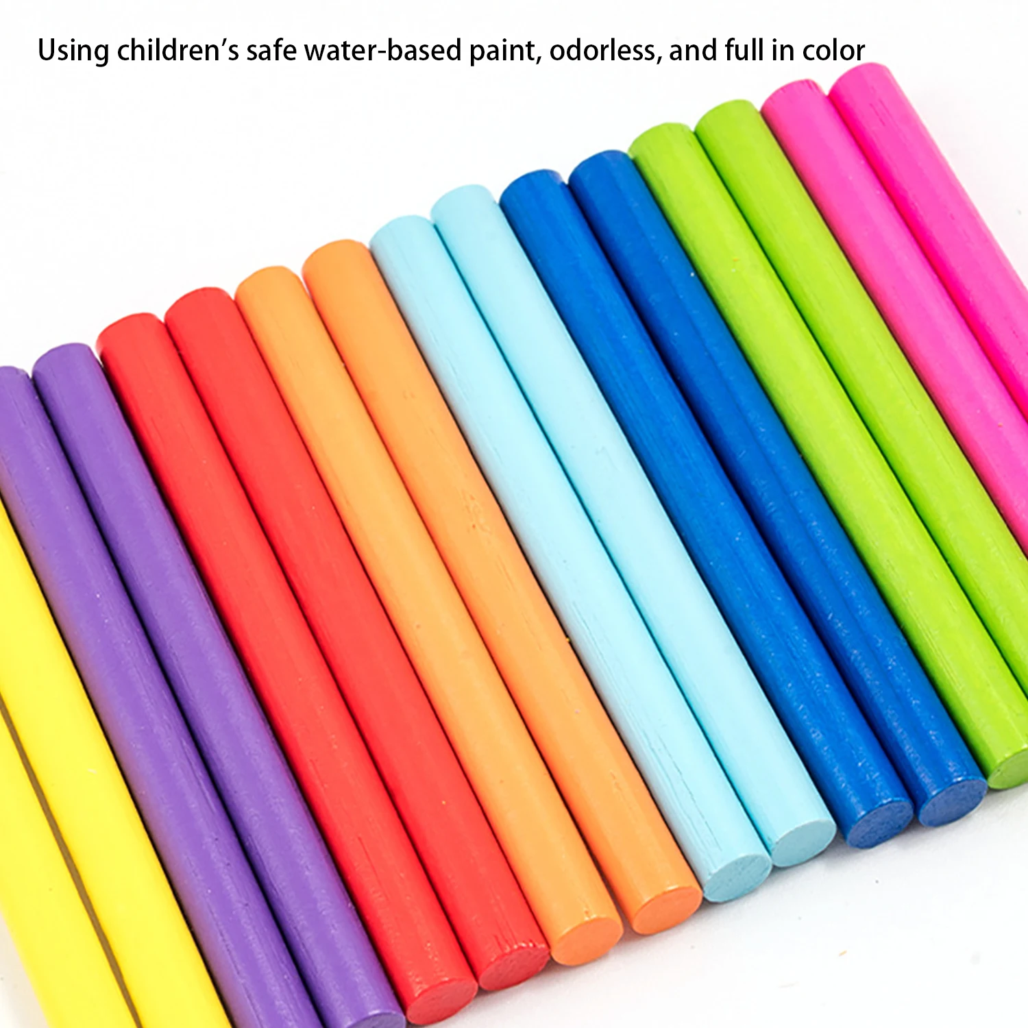 몬테소리 교구 나무 색상 분류, 어린이 조기 교육 퍼즐 장난감, 색상 인식