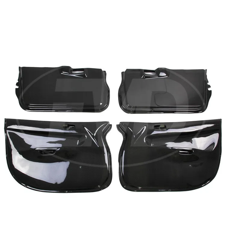 CARBON FIBER INSIDE DOOR PLATE (4 PCS) for 2008-2015 MITSUBISHI LANCER EVOLUTION EVO 10