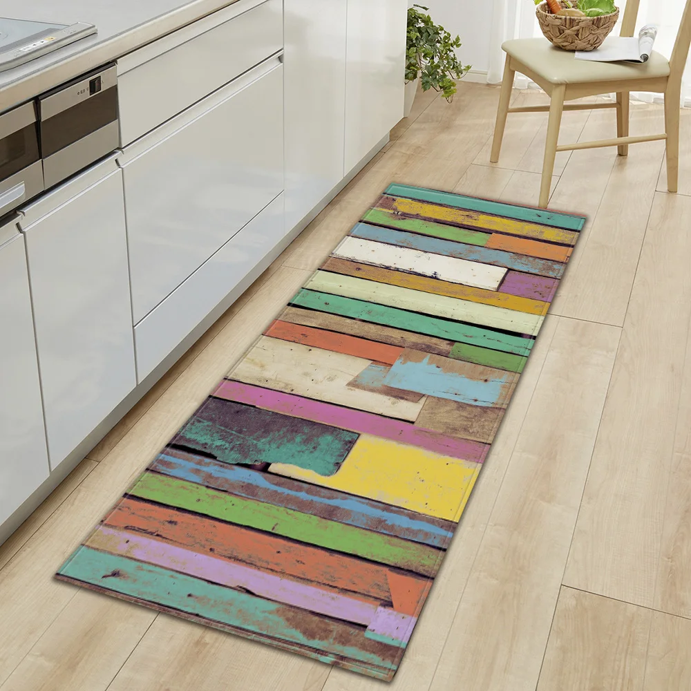 Modern Kitchen Mat House Entrance Doormat Home Living Room Bedroom Tatami Floor Decor Carpet Bath Hallway Door Non-Slip Foot Rug