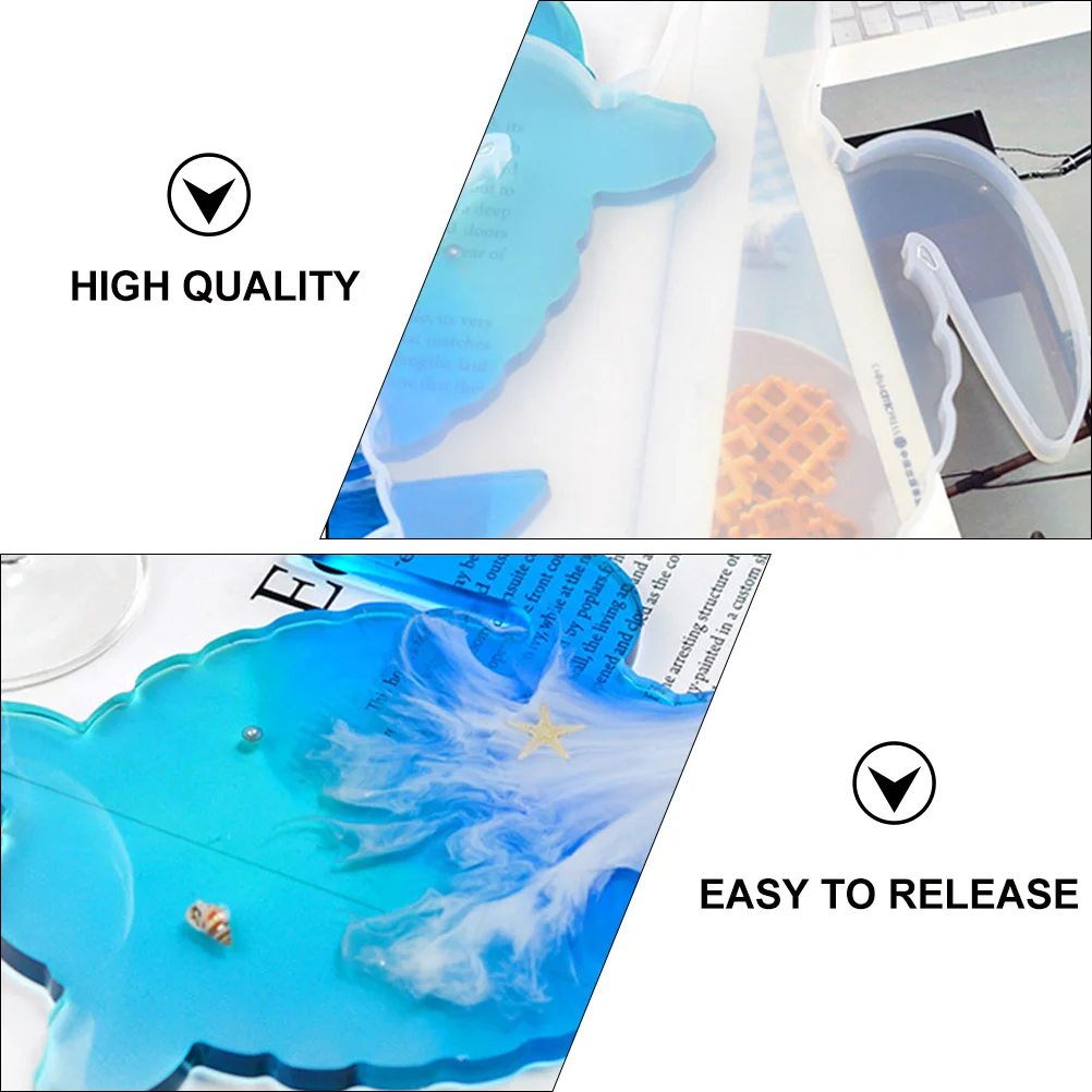 

2Pcs Silicone Turtle DIY Epoxy Coaster Mold Resin Casting Mold Handmade Crystal Craft Supplies Coaster Making Model