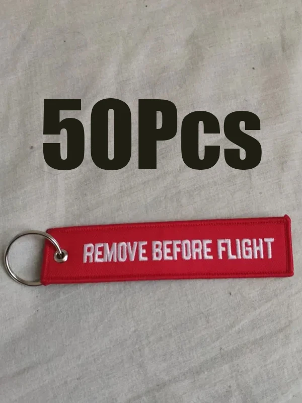 50-etiquetas-tejidas-bordadas-'remove-before-flight'-para-maletas-mochilas-y-llaveros