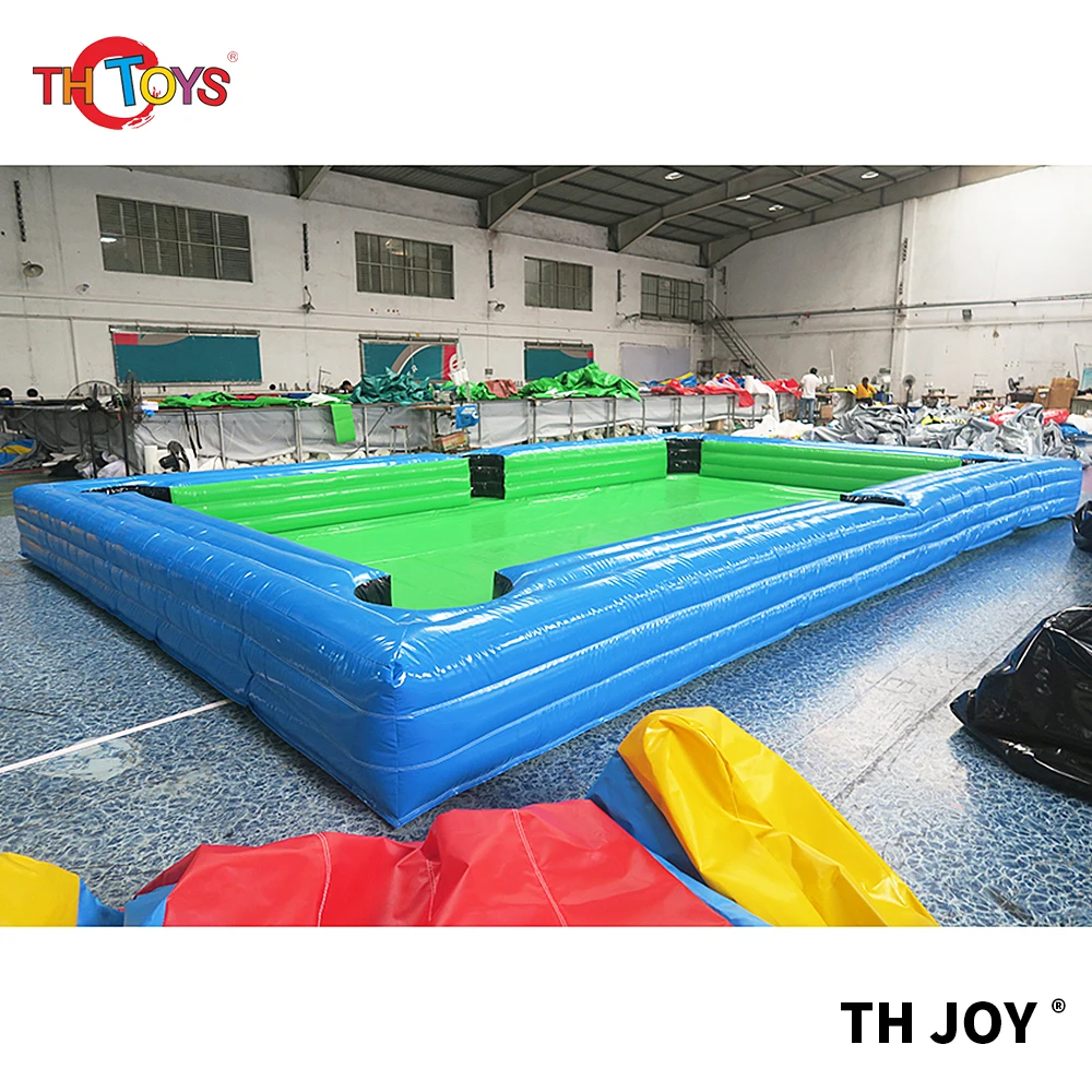 Free air shipping!8x5m new Inflatable football billiard, inflatable snook soccer balls, inflatable snookball game for sale