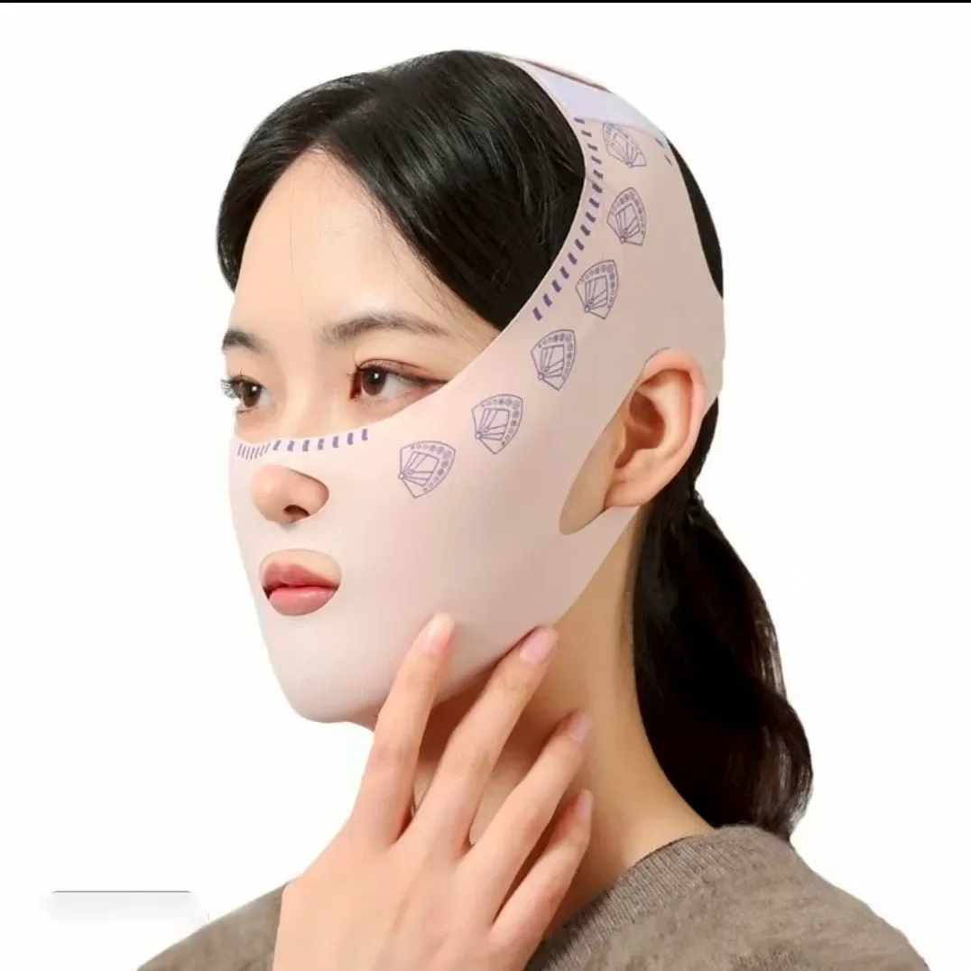 النوم للحصول على وجه V صغير، قناع وجه لرفع الليل، كفاف لشد، قل وداعًا للوجه المستدير والذقن المزدوجة #5