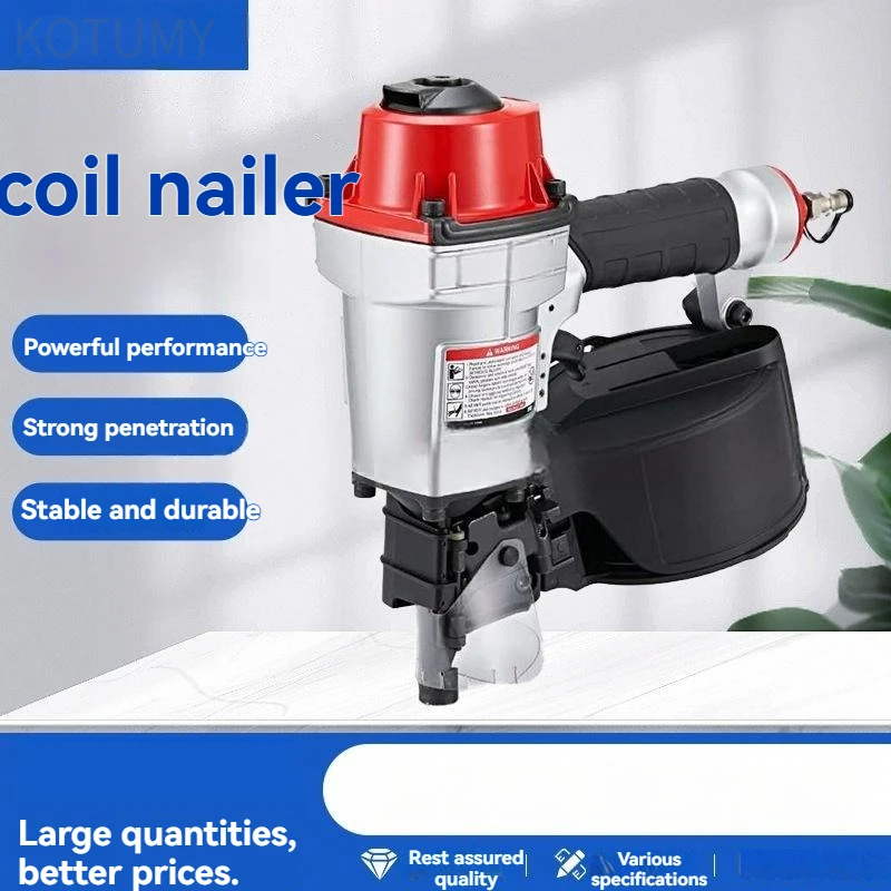 Pneumatic Coil Nailer CN70, Air Coil Nail Gun for Wood Pallet & Framing Nailing