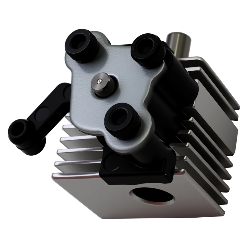 Verbeterde hotend-kit voor Anycubic Kobra 3 Max 3D-printer – aluminium koellichaam met snelle ontgrendeling en sensor