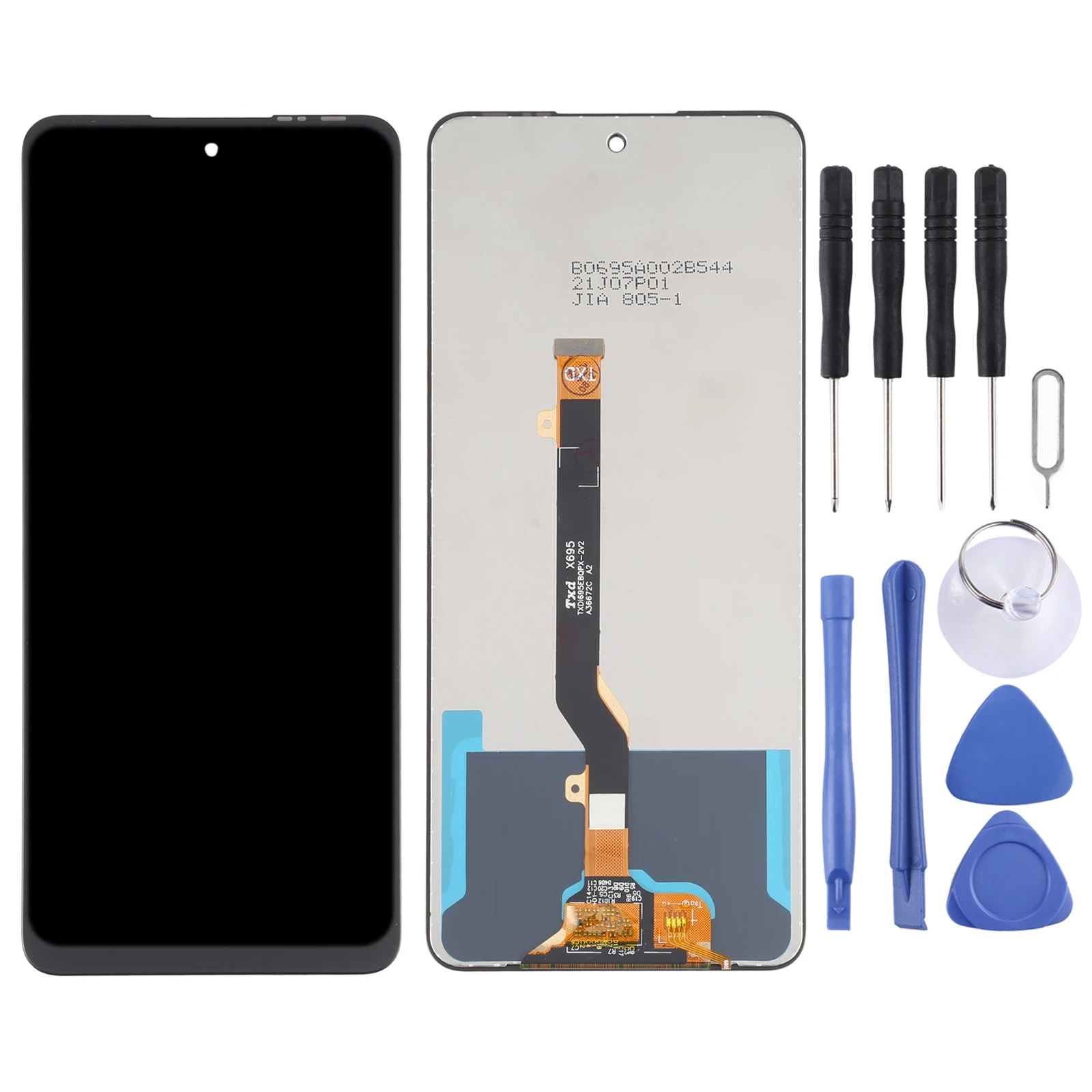 LCD Screen and Digitizer Full Assembly for OPPO Reno4 Z 5G CPH2065