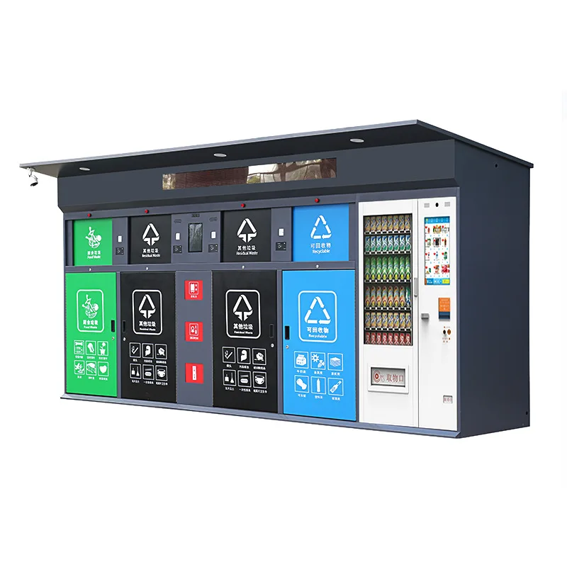 

Smart, garbage, vending machine, integrated, sorting box, outdoor, four classification, recycling box, community
