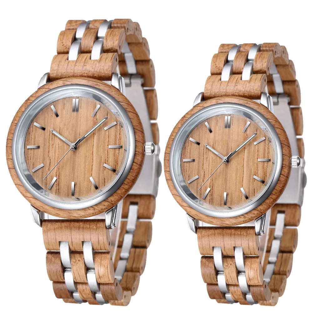 2026 New Women's Quartz Wristwatch Female Japan Movement Wooden Design Couple Watches,Erkek Kol Saati,Reloj Para Mujer
