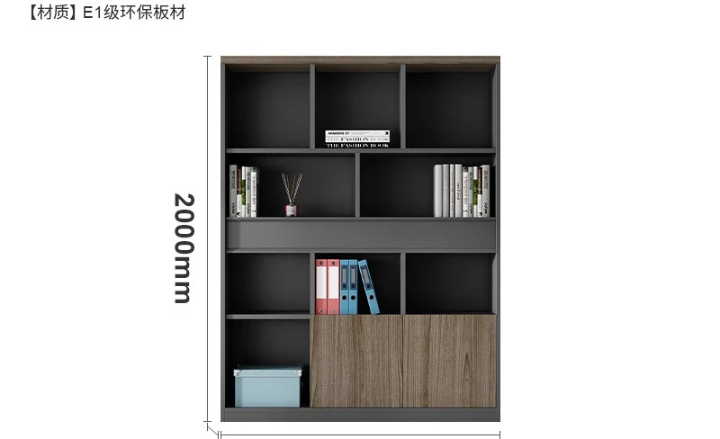 Office File Cabinet Wooden Bookcase Shelf Storage File  File Cabinet Boss Desk Background Cabinet