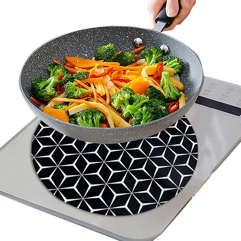 Induction Cooktop Protector Mat Silicone Induction Hob Cover Mat Reusable Cooktop Scratch Protector for Induction Stove