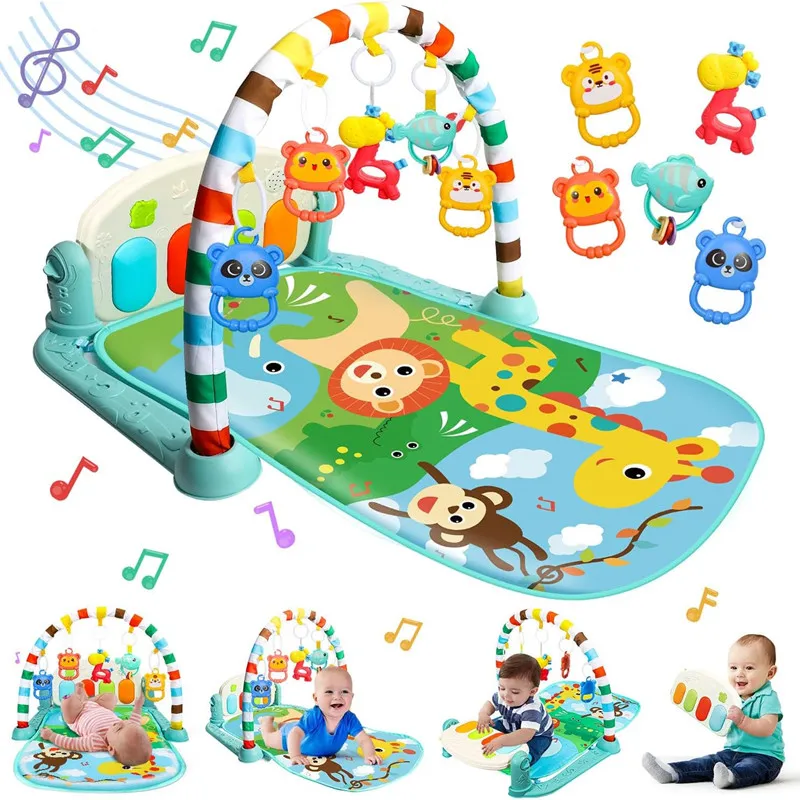 Baby Musik Rack Spiel matte Baby Fitness Rahmen Krabbeln Spielzeug Säugling Aktivität Fitness studio Spiel Aktivität Teppich Decke Neugeborene Kinder Spielzeug