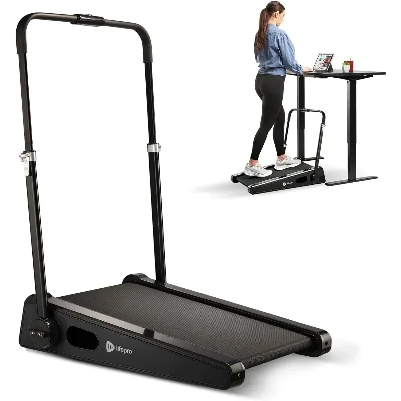 

Small Mini Walking Pad Treadmill Installation Free, Adjustable Incline, Compact Treadmills for Home/Office - Max Load Speed