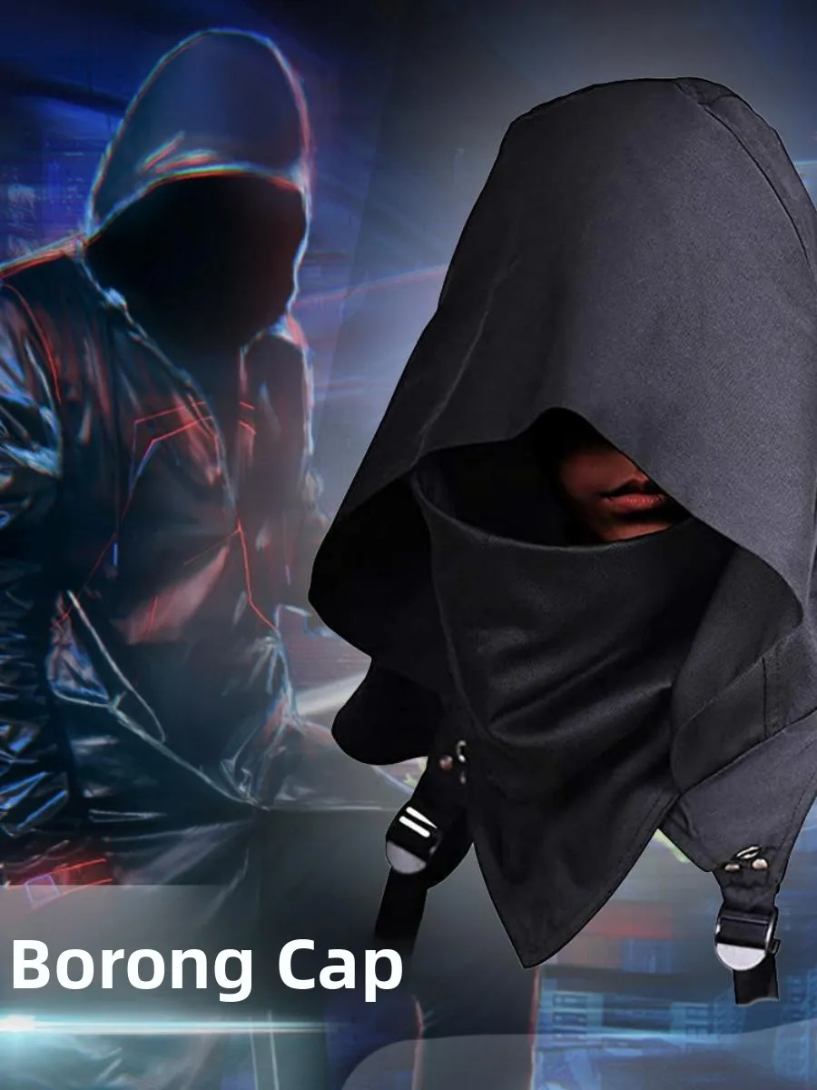 Nieuwe Halloween Middeleeuwse Hoed Rollenspel Kostuum met Kap Mantel Dames Faion Trendy Merk ex Maat M L XL