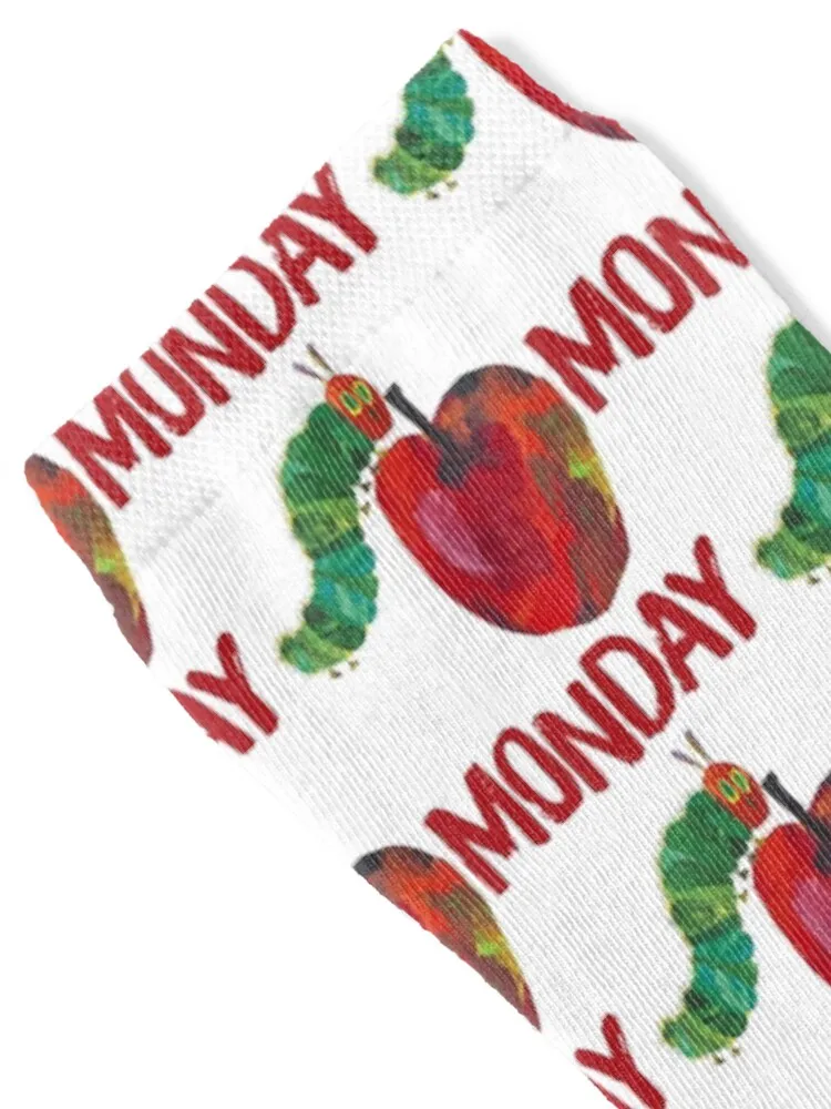 Very Hungry Monday Fruits Birthday Socks gift custom sports Thermal man winter Wholesale Socks For Women Men's