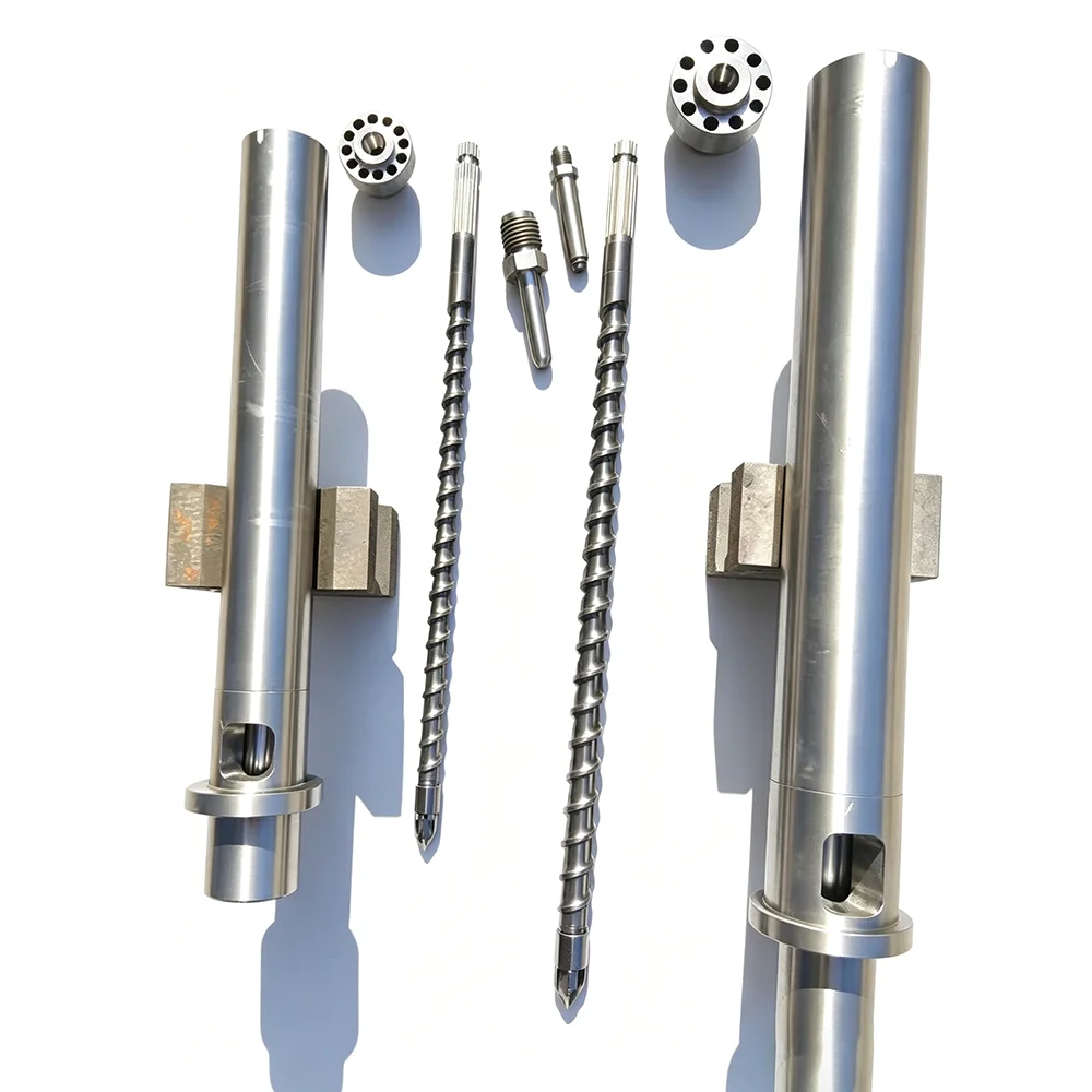 Custom Injection Machine Screw Tip Assembly Check Ring Nozzle Head Plastic Injection Machinery Spare Parts