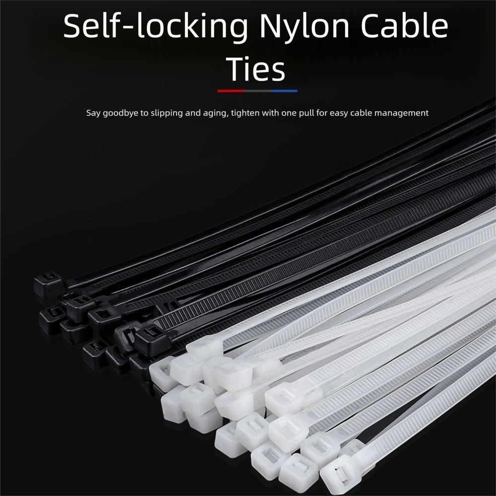 Multipurpose Nylon Cable Tie Buckle Nylon Buckle Cable Tie Retainer Heavy Duty Nylon Zip Ties Self-Locking