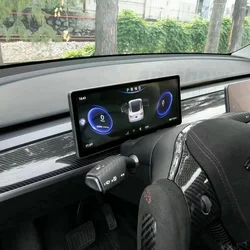 For Tesl Model 3 Y Car Dash Board 10.25 inch IPS Screen HD LCD Meter Heads Up Display Wireless Carplay HUD Accessories