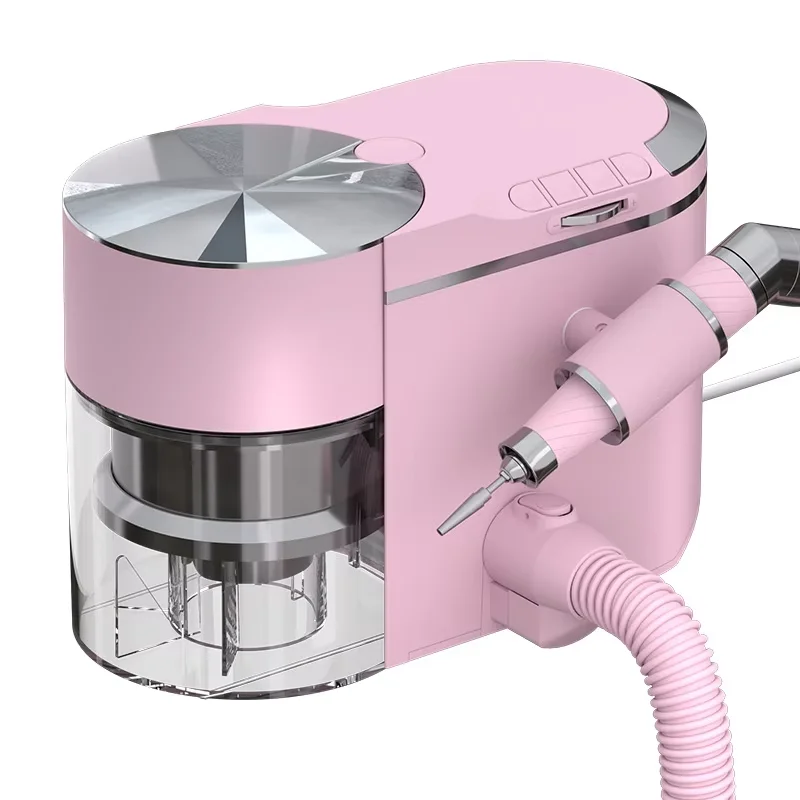 2-in-1 Professional Pedicure Nail Drilling Dust Collector 35000RPM Nail Polishing Tool for Nail Salon