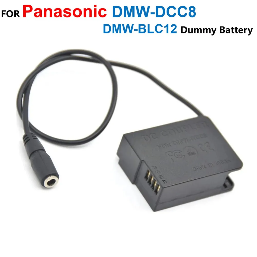 

DMW-DCC8 BLC12 BLC12E BLC12PP Dummy Battery For Panasonic DMC FZ2500 FZ2000 FZ200 FZ300 G7 G6 G5 GX8 G80 G81 G85 GH2 GH2K GH2S