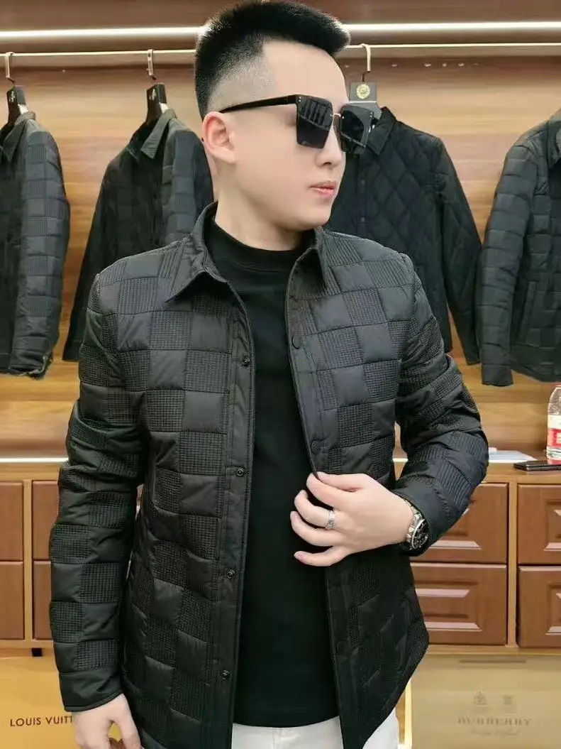 

Men's Cotton Jaet 2-Ply Casual Faionable Versatile Spring Busin Simple Stand Fit Sewn Fabric Other Casual Wear