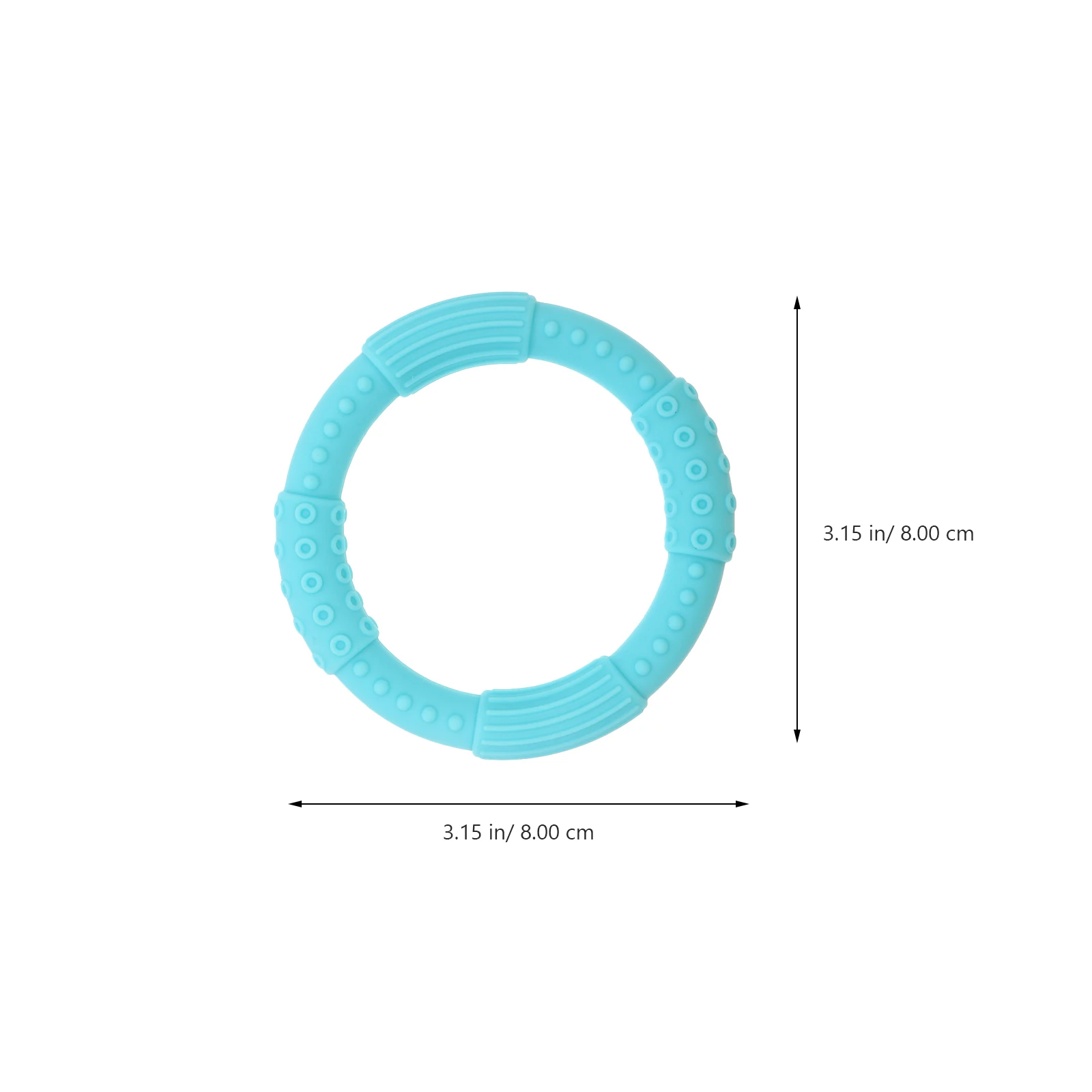 

3 Pcs Silicone Bracelet Teether Baby Chew Ring Nursing Teething Wristband Toy Infant