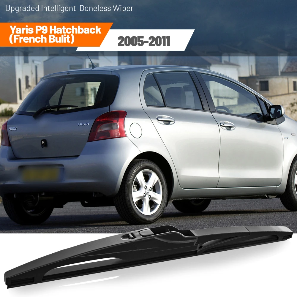 12 "Heckscheibe Scheibenwaschanlage Wischerblatt Für Toyota Yaris P9 Fließheck Französisch Bulit 2005-2011 Auto Zubehör