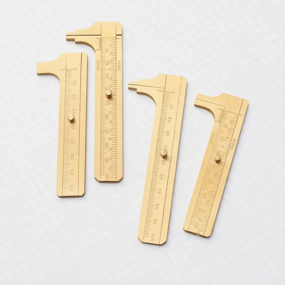 Pure Copper Digital Display Caliper Precision Measuring Instrument For Jewelry Walnut Crafting Compact Utility Tool