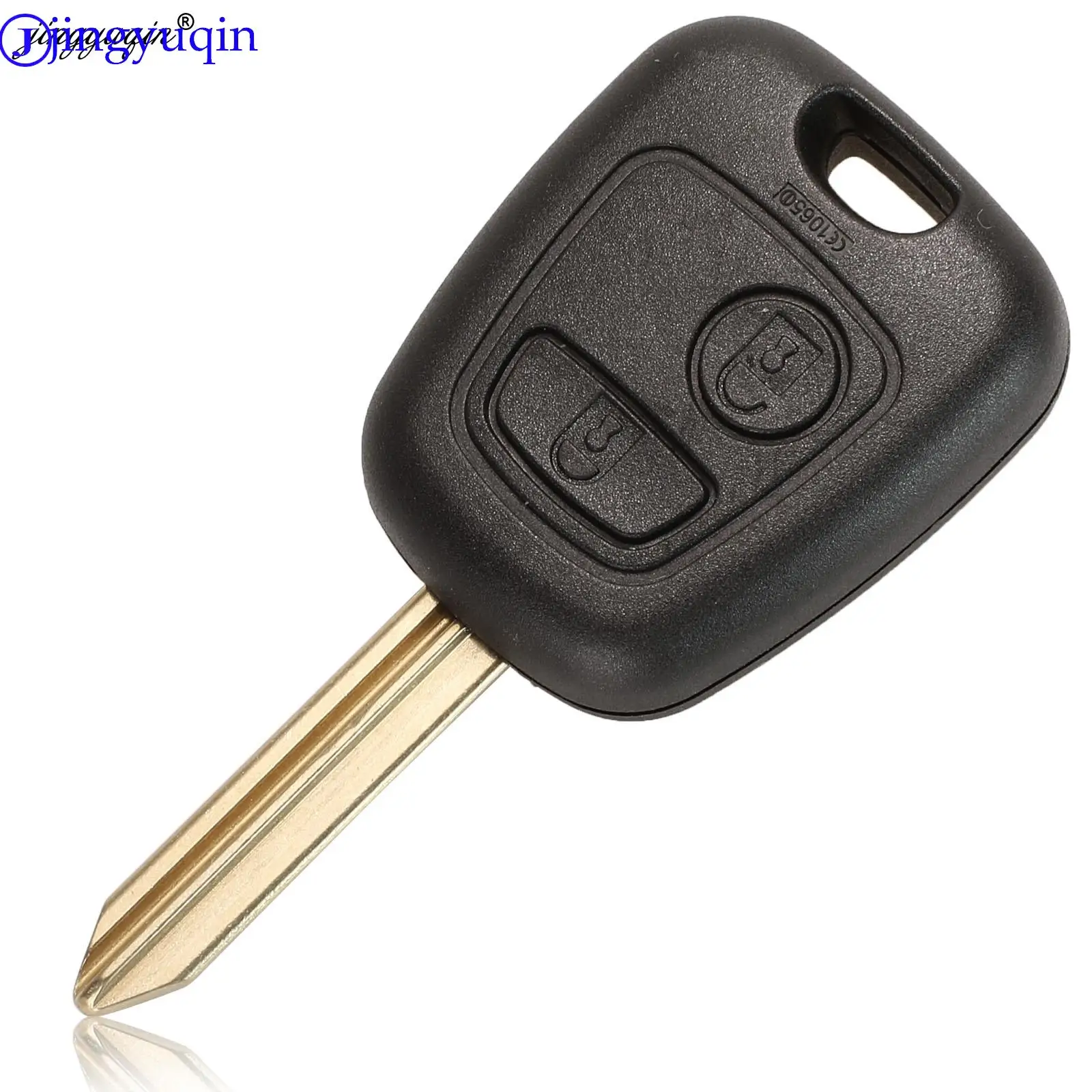 jingyuqin 2 Buttons Remote Car Key Case Shell Fob For Citroen C1 C4 XSARA Picasso Fit Peugeot 106 107 207 307 407 206 306 406