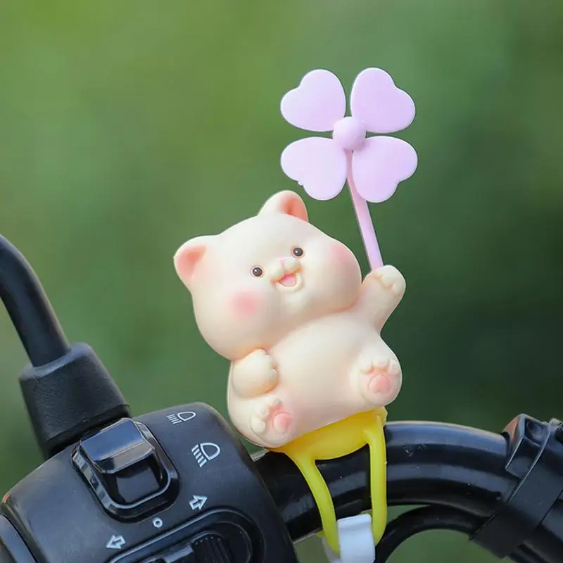 Bike Handlebar Decorations Eye-Catching Cartoon Windmill For Bicycles KidsBike Accessories For Road Bike Electromobile Children