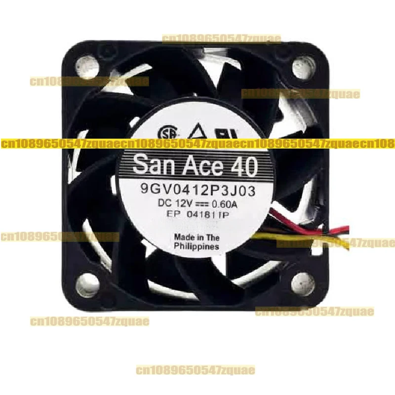 

For Sanyo Denki 9GV0412P3J03 Server Cooling Fan 12V 0.60A 40x40x28mm 4-wire