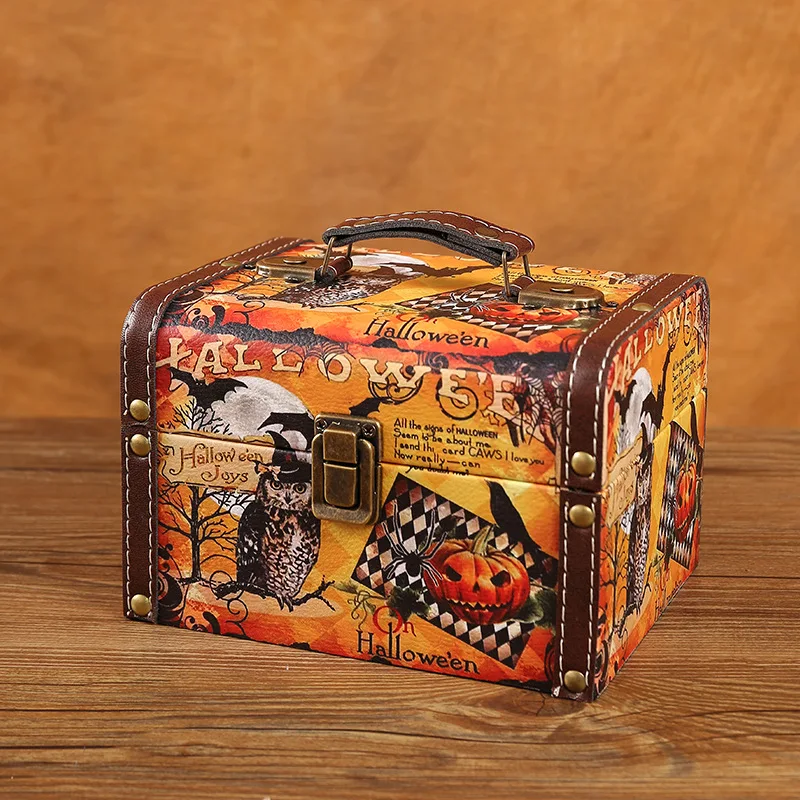 

Halloween creative candy box skull pumpkin wizard castle funny gift box